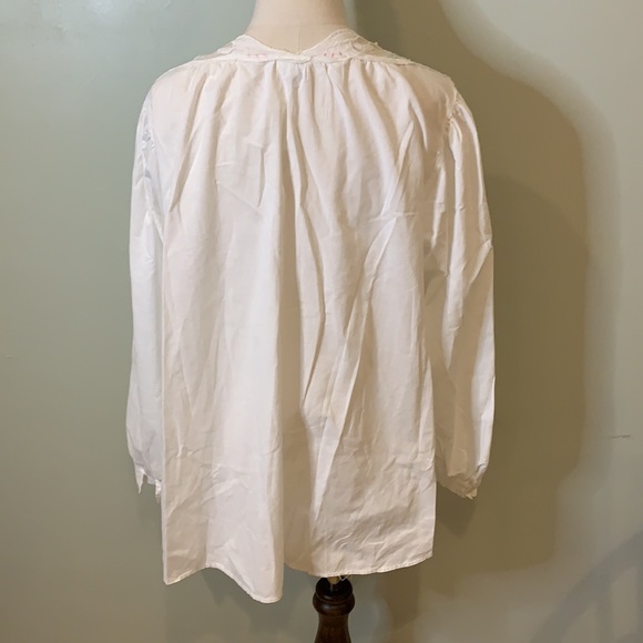 Gilligan & O’Malley 100% Cotton White Vintage Button down shirt - Picture 4 of 5